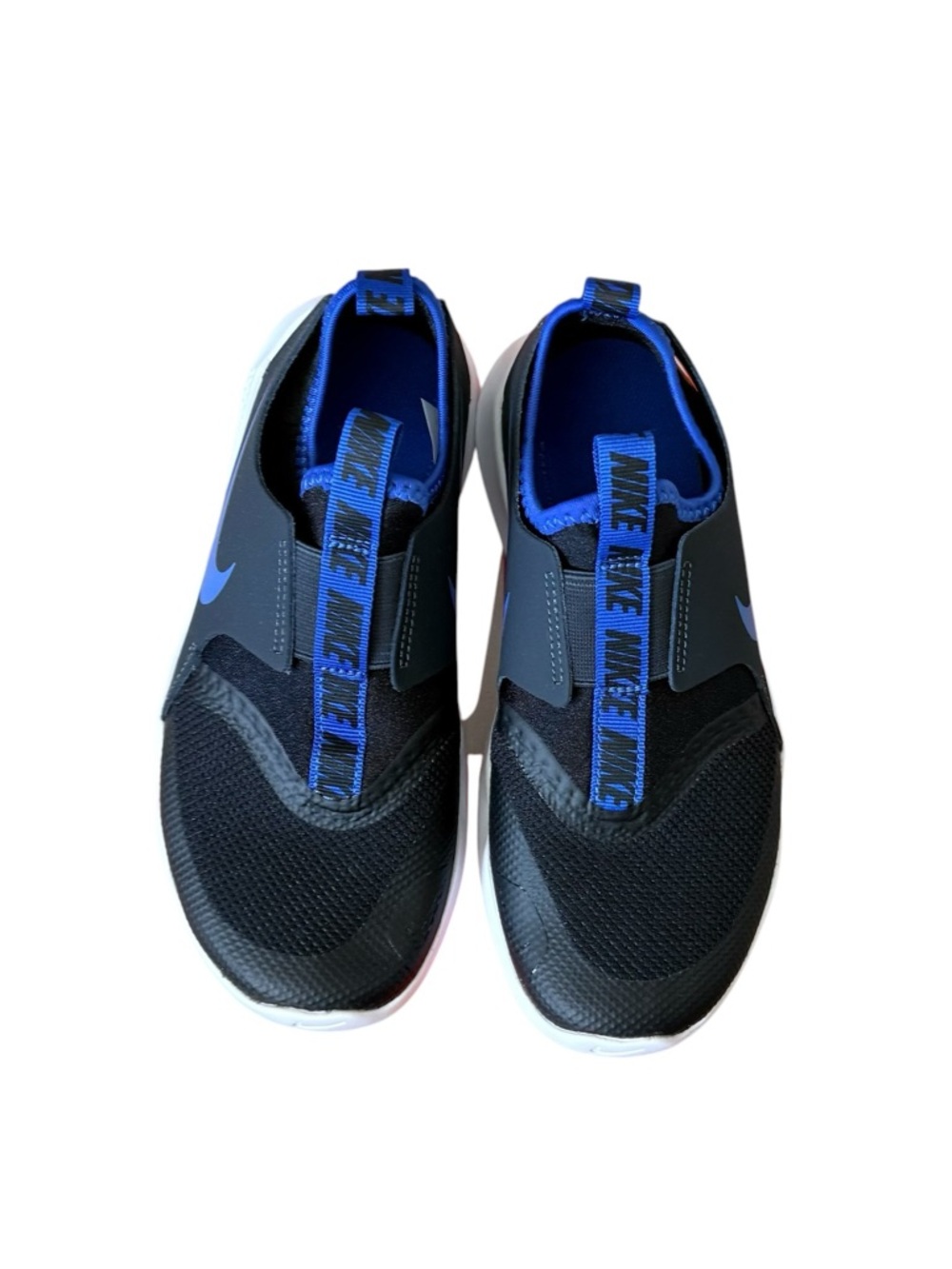 NWB Nike Flex Runner Black/Game Royal/Dark Smoke Grey/White Size 2.5Y - Picture 5 of 10